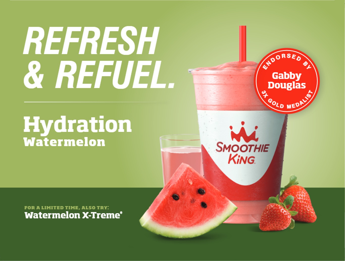 FREE 12 oz Hydration Watermelon or Watermelon X-Treme